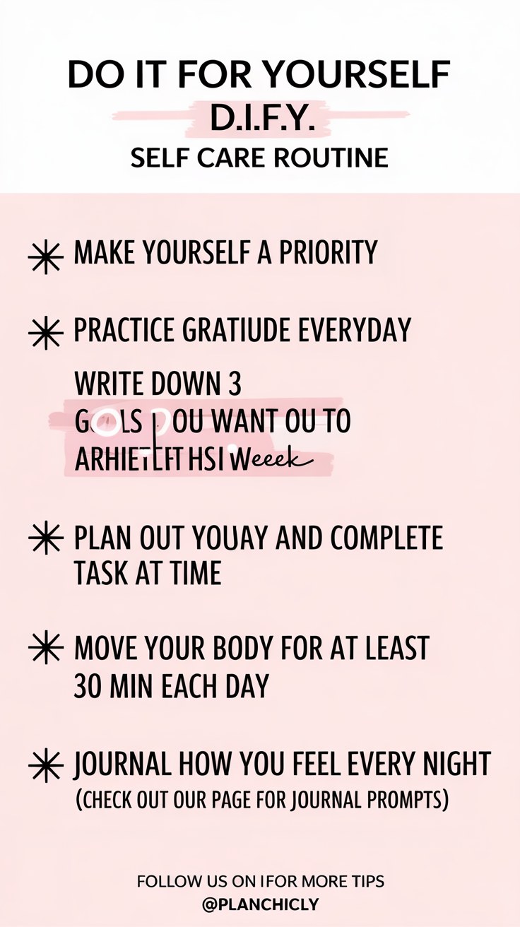 Daily Self Care Routine: DIY Self Pampering Tips for Wellness