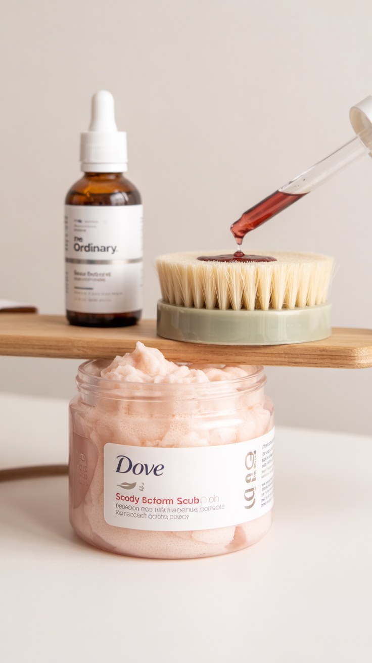 Natural Skincare Routine: Body Scrub & Serum for Glowing Skin
