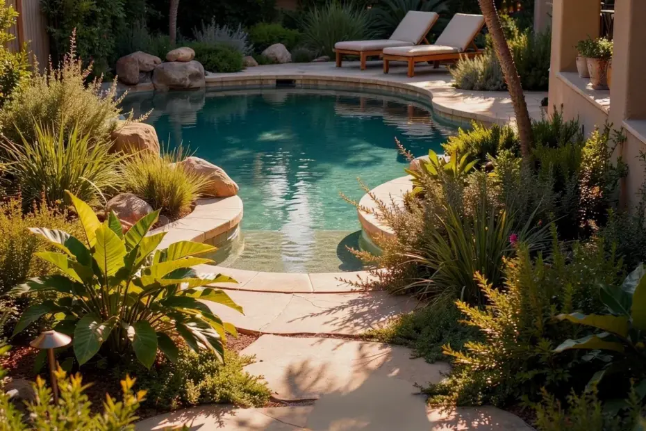 Rich Jewel Tone Poolside Color Palette | Bold Dark Paints for Outdoor Living Spaces This Summer