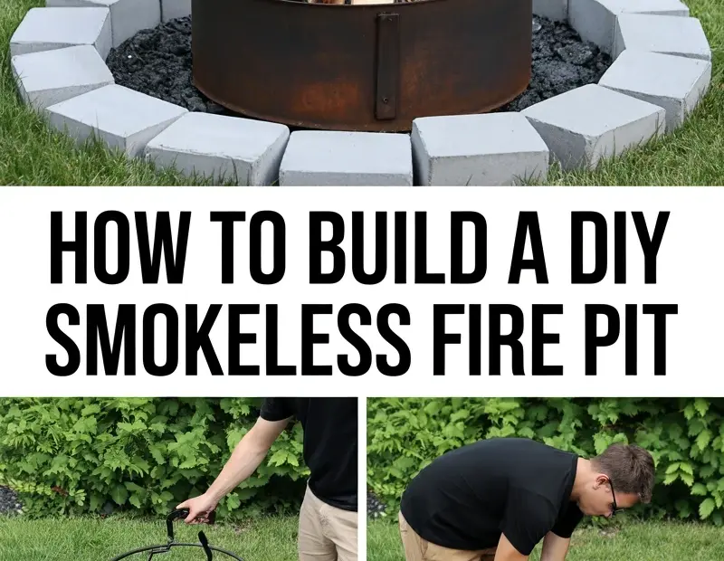 DIY Smokeless Fire Pit | Step-by-Step Construction Guide for a Clean-Burning Outdoor Fire
