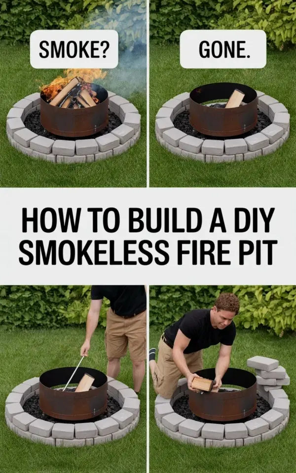 DIY Smokeless Fire Pit Tutorial - Build Your Own Stone Fire Pit