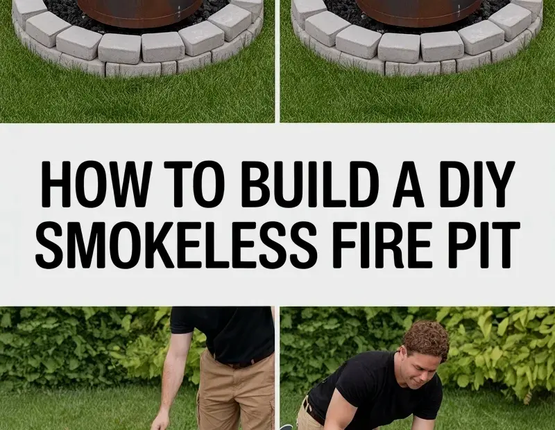 DIY Smokeless Fire Pit Tutorial - Build Your Own Stone Fire Pit